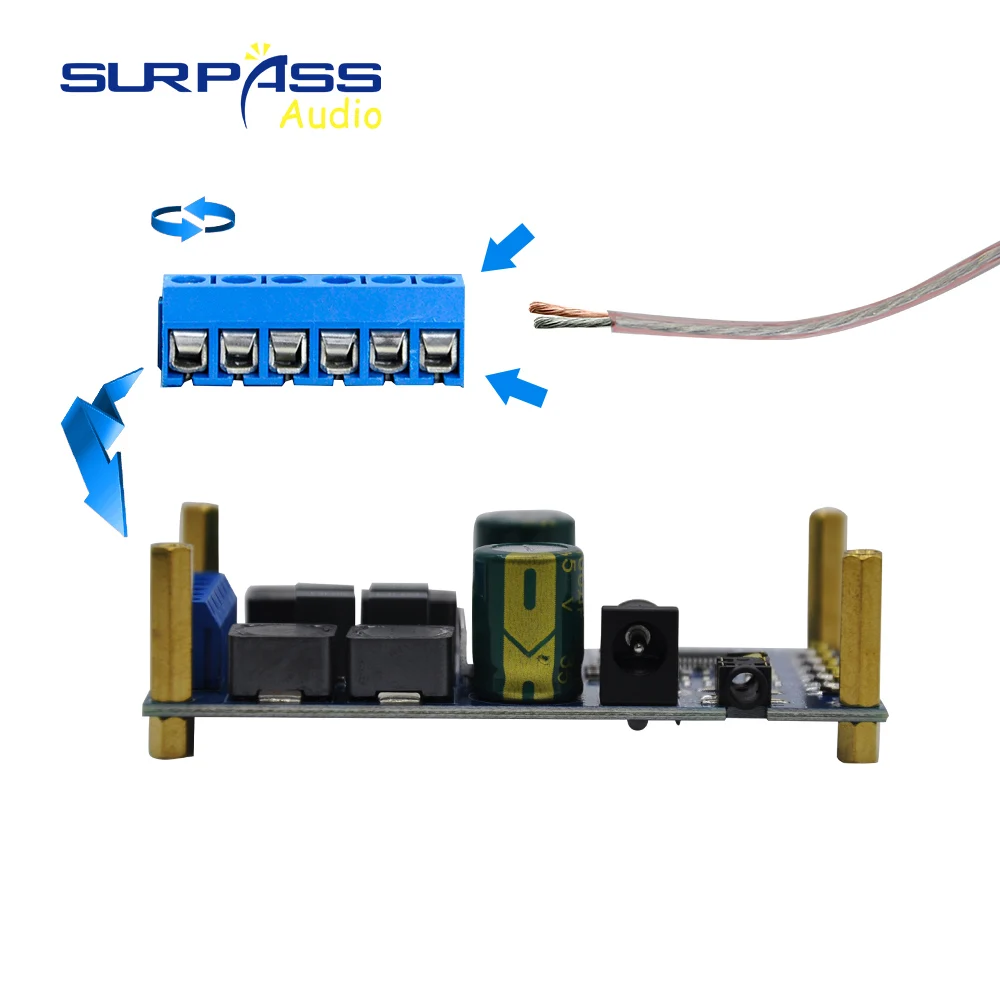Цифровой модуль усилителя мощности с Bluetooth 2-канальный стерео звуковой приемник