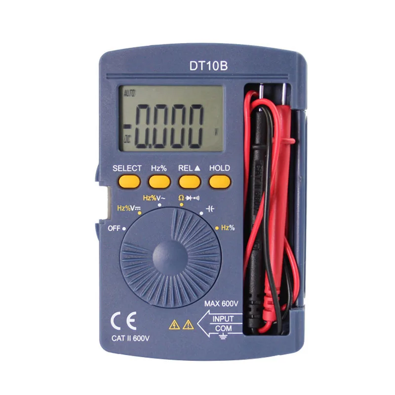 Цифровой мультиметр DT10B измеритель напряжения переменного/постоянного тока