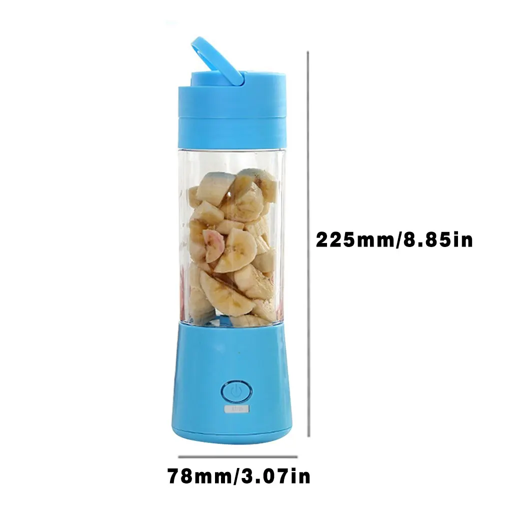 

Usb Charging Portable Electric Fruit Juicer 380ml Mini Electric Juice Cup Blender Cup For Shakes And Smoothies