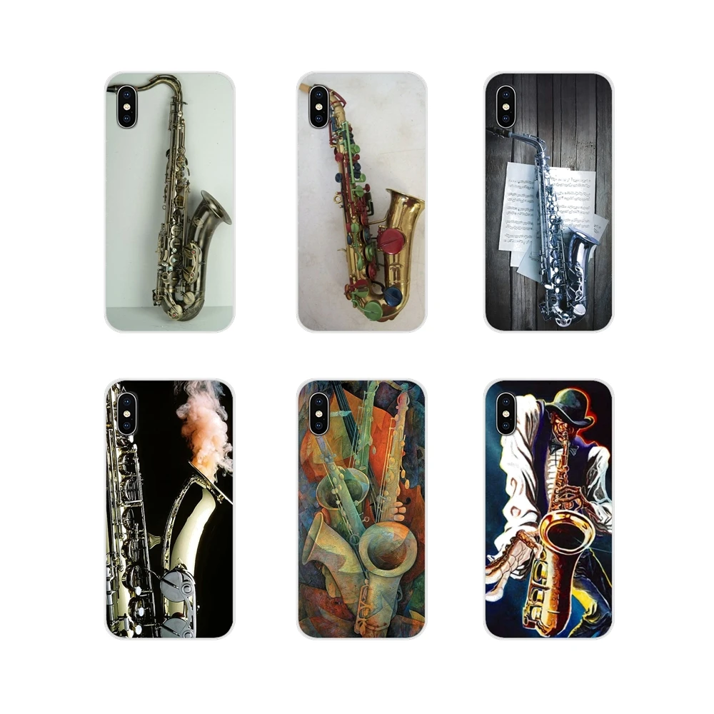 Мобильный телефон чехол саксофона и Роза Примечание Музыка Мода для Huawei мате
