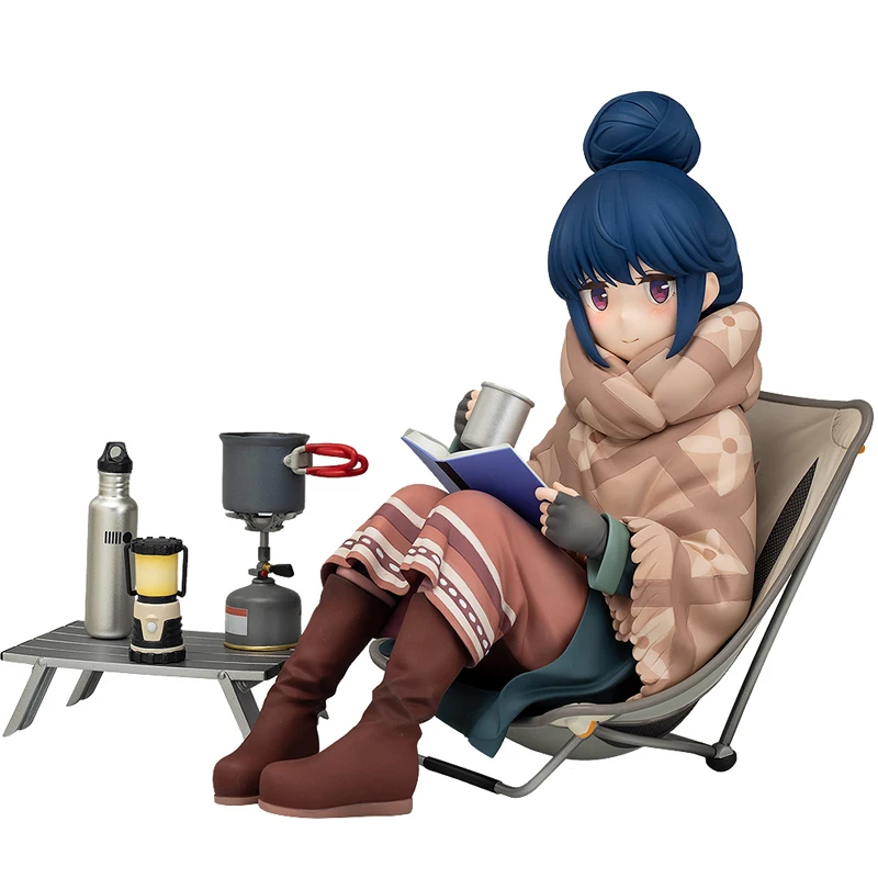 

Anime Original Wing 1/7 Laid-Back Camp Figure Shima Rin Dolls Reprint 13Cm Pvc Action Figurine Model Toys for Boys Gift