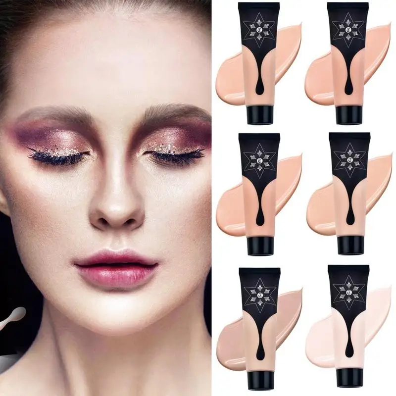 Жидкий тональный крем с полным покрытием консилер для макияжа матовый контроль