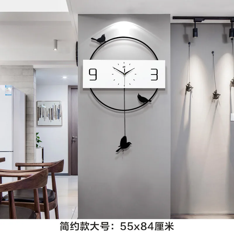 Скандинавские часы настенные Креативные Часы для гостиной минималистичные