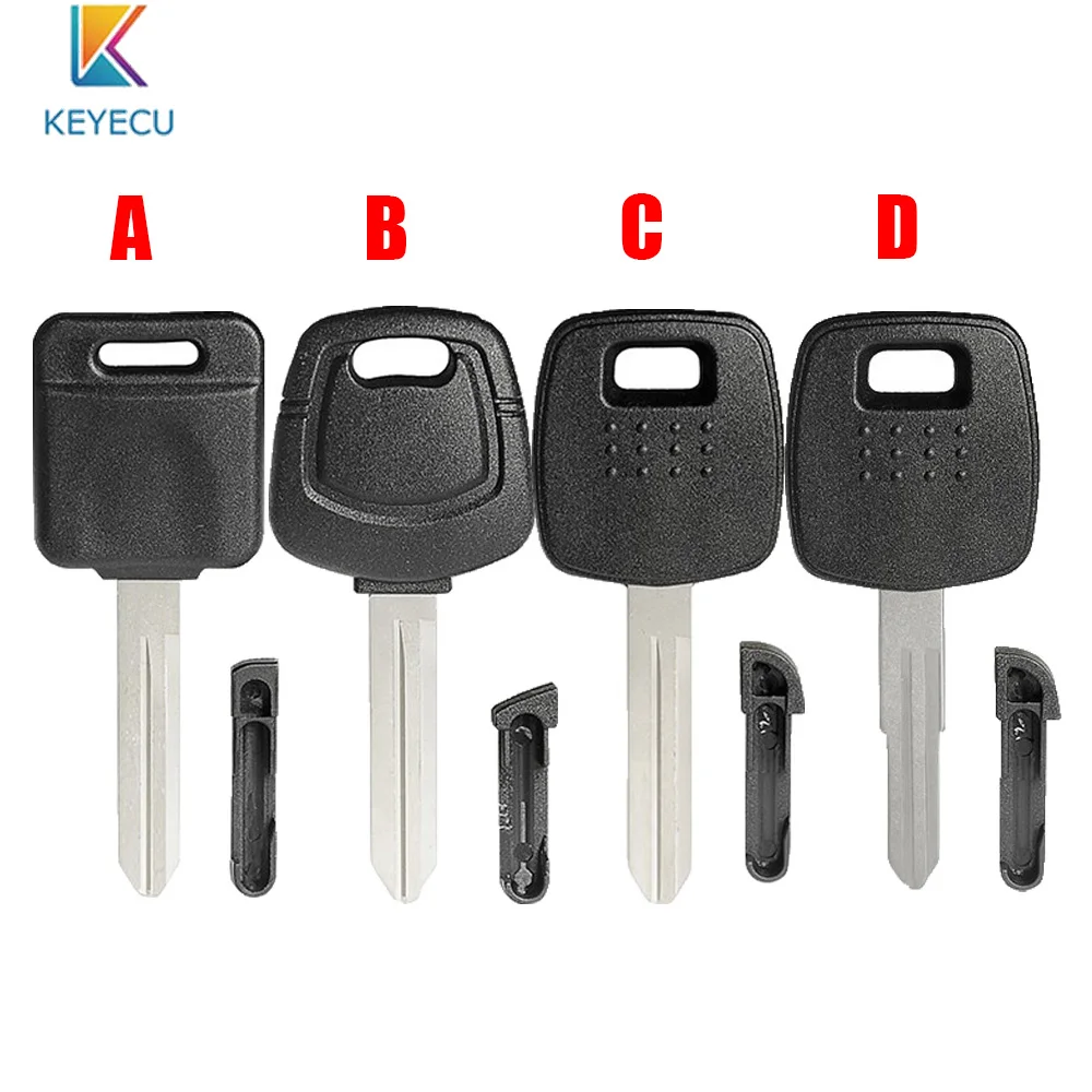 KEYECU 10 шт./лот чип-транспондер чехол для ключей с вилкой Fob Nissan-без логотипа - купить