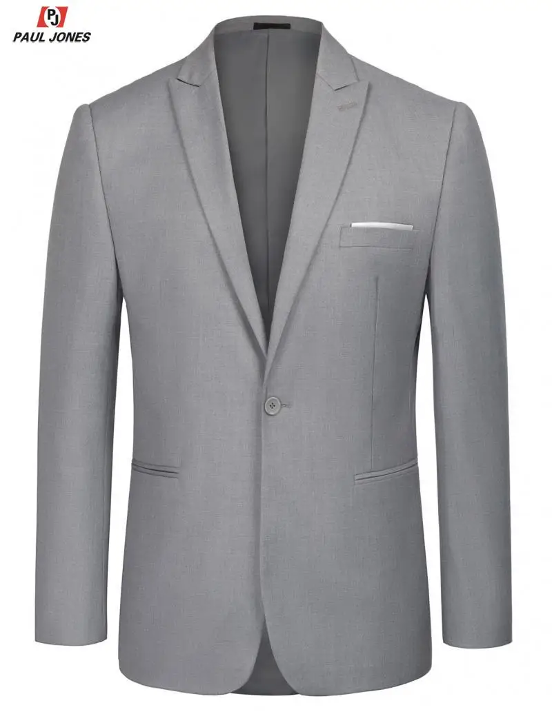 Мужской приталенный костюм смокинг от PAUL JONES из 3 предметов для свадебной