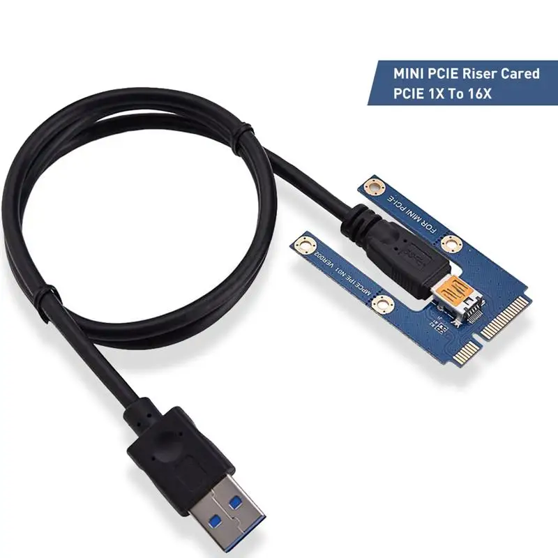 Mini PCI-E PCI Express 16XRiser для ноутбука удлинитель головок Графика карты EXP GDC BTC Antminer