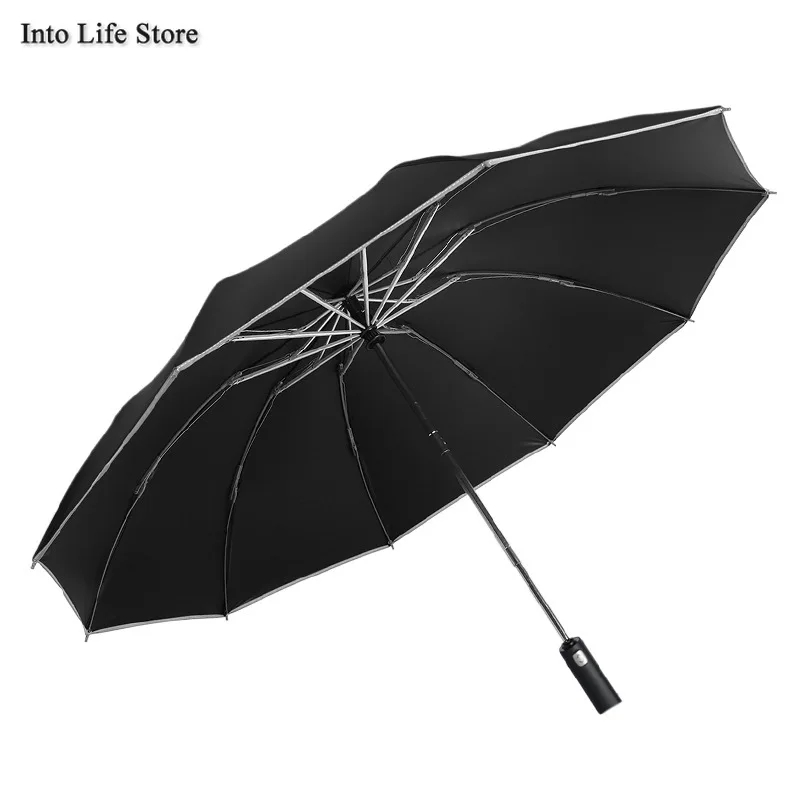 

Creative Reverse Umbrella Lights LED Big Luxury Folding Automatic Umbrella Rain Women Windproof Clear Sun Umbrella Parasols Gift