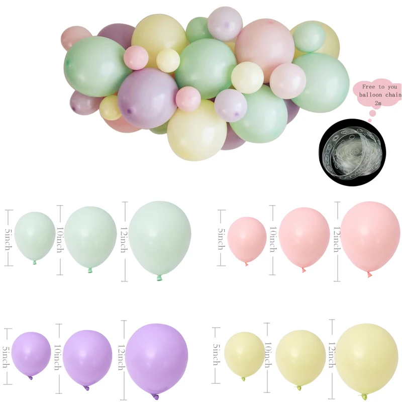 

30pcs DIY Colorful Latex Balloon Romantic Macaroon Balloons Garland For Wedding Engagement Birthday Baby Shower Party Decoration