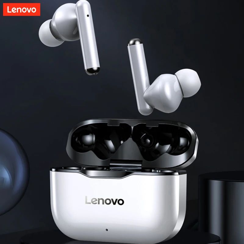 Lenovo LP1 TWS беспроводные наушники Bluetooth 5 0 с двумя стерео шумоподавлением HIFI бас