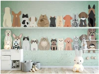 custom photo 3d wallpaper cartoon cute pet dog children room background home decor 3d wall murals wallpaper for walls 3 d