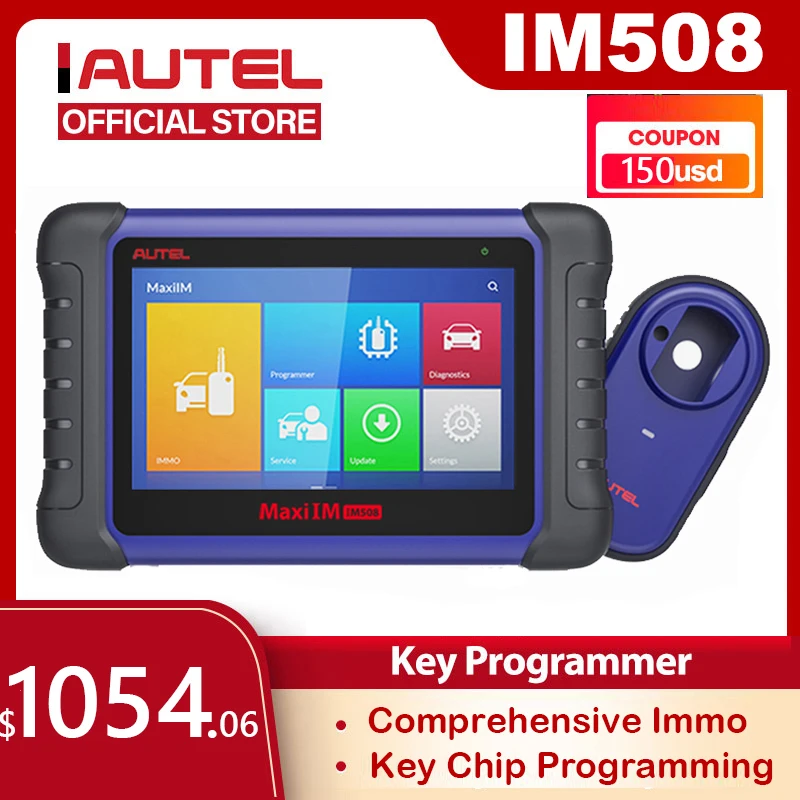 Autel MaxiIM IM508 XP400 PRO OBD2 автомобильный сканер IMMO инструмент для программирования и диагностики все-в-одном программатор ключей PK IM608 - изображение