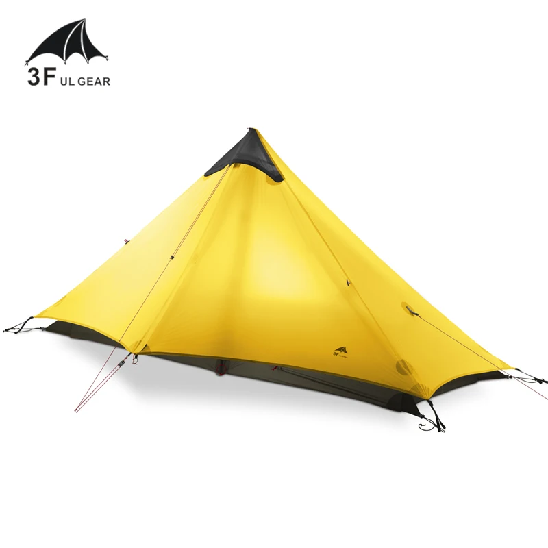 3F UL GEAR LanShan1/2 человека Кемпинг Сверхлегкая профессиональная палатка 3/4 сезонная