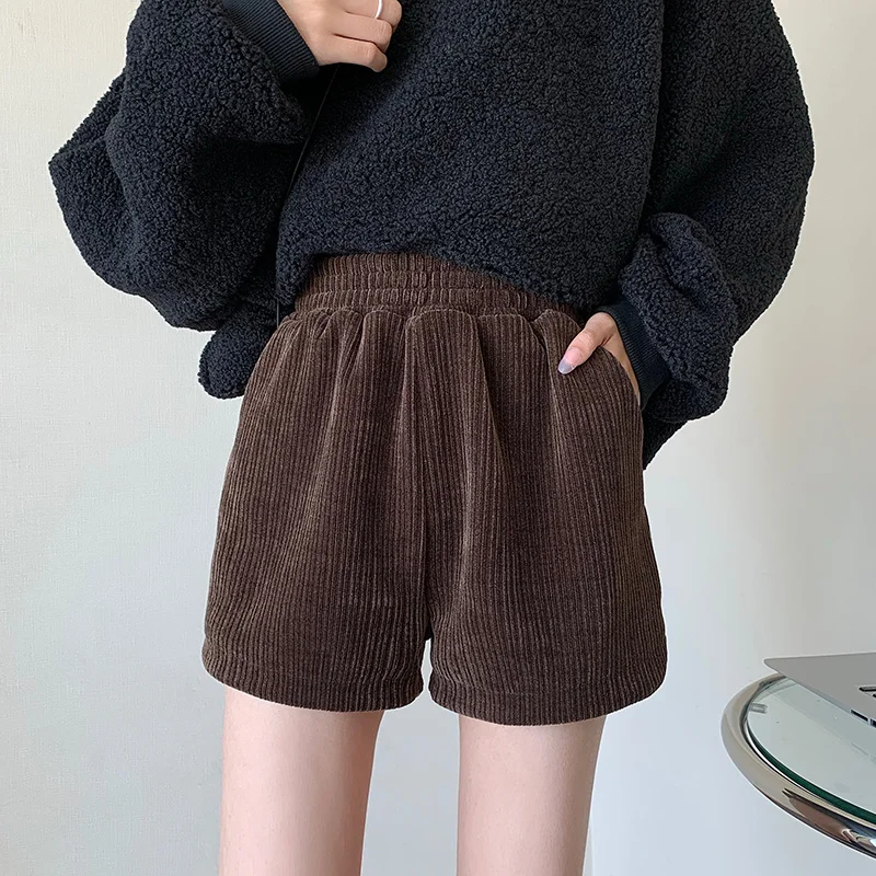 Женские вельветовые брюки с широкими штанинами | Женская одежда