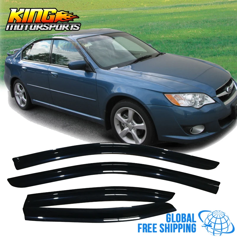 Акриловые оконные козырьки комплект из 4 шт. подходит для Subaru Outback Legacy 05 06|Навесы и