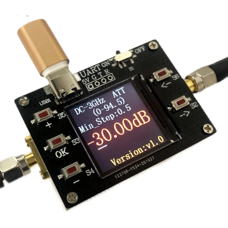 

DC-3GHZ 90DB аттенюатор числового управления 0.5DB Шаговая поддержка хоста компьютера TTL Последовательная связь