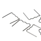 100 шт. нарезанные горячие плоские скобы в форме волны пластиковый степлер ремонтный сварочный инструмент Au06 21 Прямая поставка