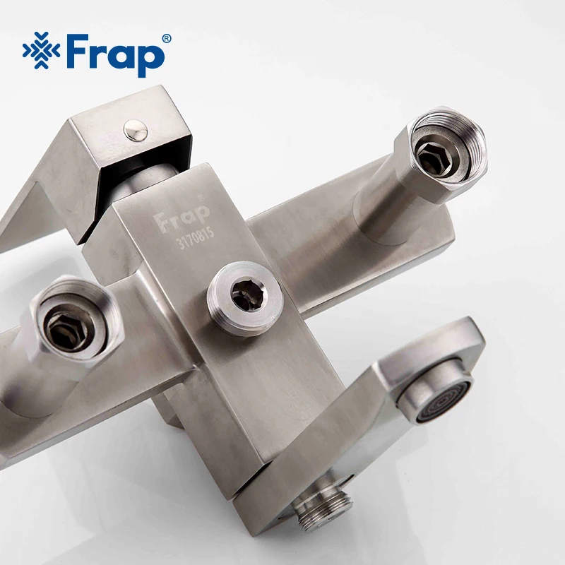 Frap новый роскошный настенный смеситель для душа из нержавеющей стали дождливой