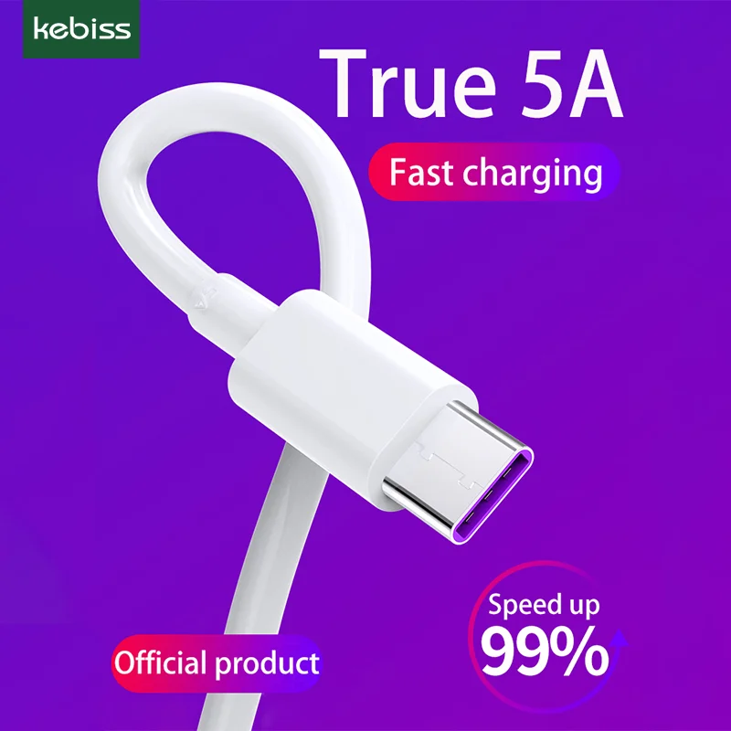Кабель USB Type-C для Samsung Huawei 5A быстрая зарядка зарядный Дата-кабель Xiaomi Redmi кабель C |