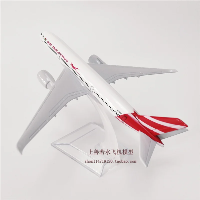 

Модель самолета авиакомпании Air Маврикий A350, модель самолета из сплава и металла, литая модель самолета 16 см в подарок