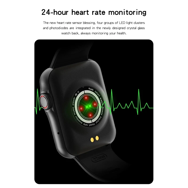 

2021 Fashion Brand Smartwatch Supports Phone Bluetooth Call Smart Watch Men Sport Fitness Heart Rate ECG Women Pedometer Watches