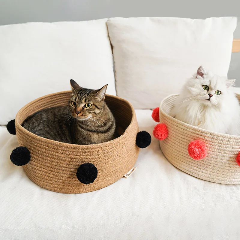 Cat House Summer Four Seasons General Purpose Net Red Bed Small Dog Pet Supplies | Дом и сад