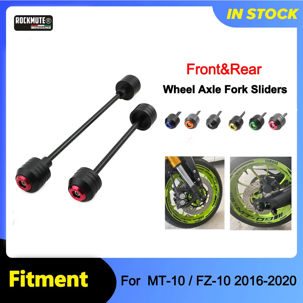 

Front Rear Axle Fork Crash Sliders For YAMAHA MT-10 FZ-10 2016-2020 Motorcycle Accessories Wheel Protector