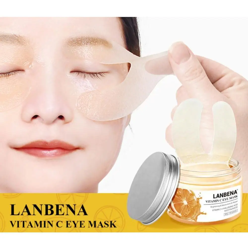 VC Eye Mask Acid Patches Reduces Dark Circles Bags Nourish Firming Skin Care Remove Under the Eyes | Красота и здоровье
