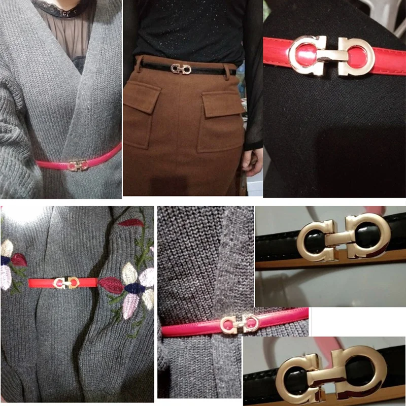 

Mode sweet colors women corset luxury belt adjustable brand thin all-match belts elegant punk waistline simple