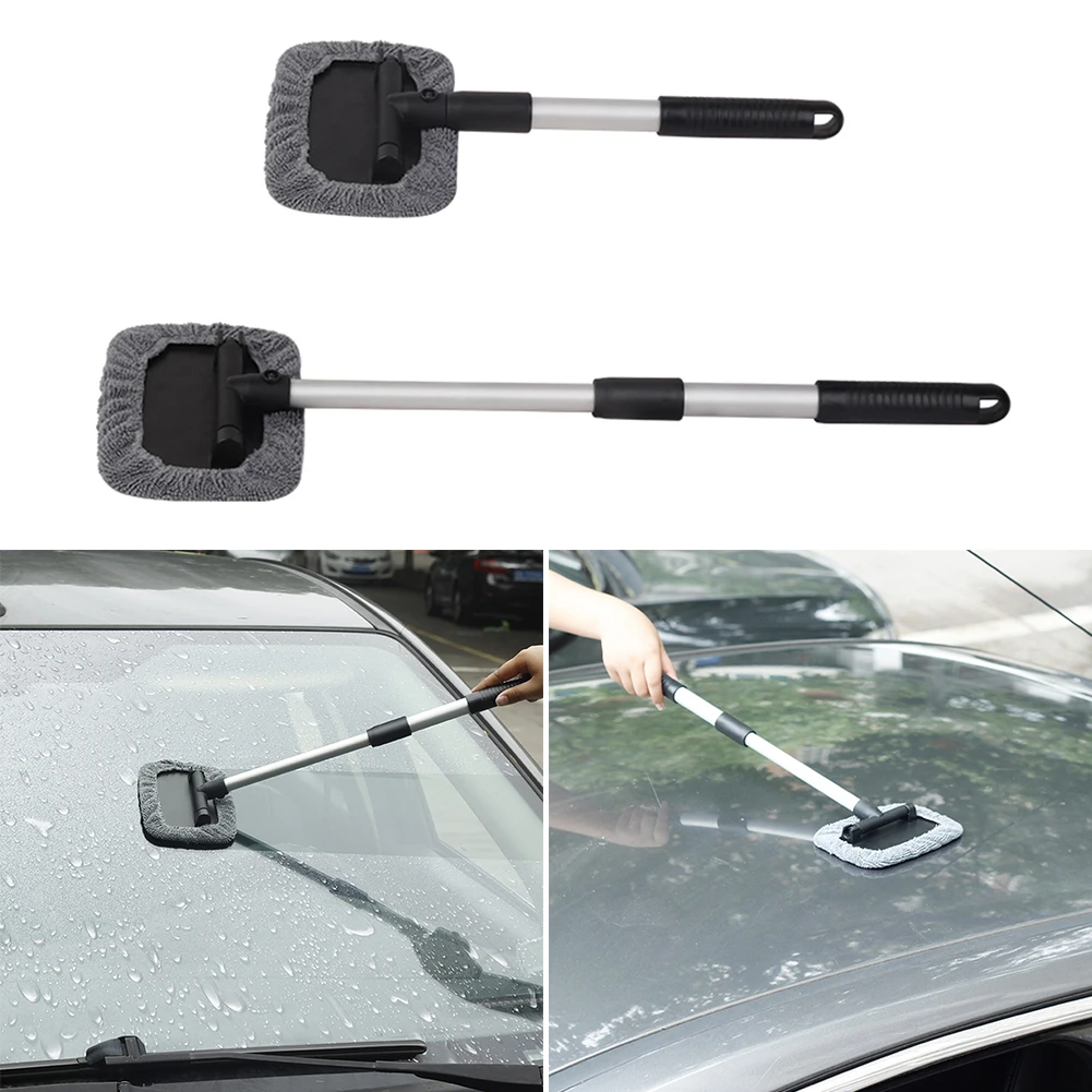 Очиститель ветрового стекла внешняя часть изготовлена из микрофибры и очистка