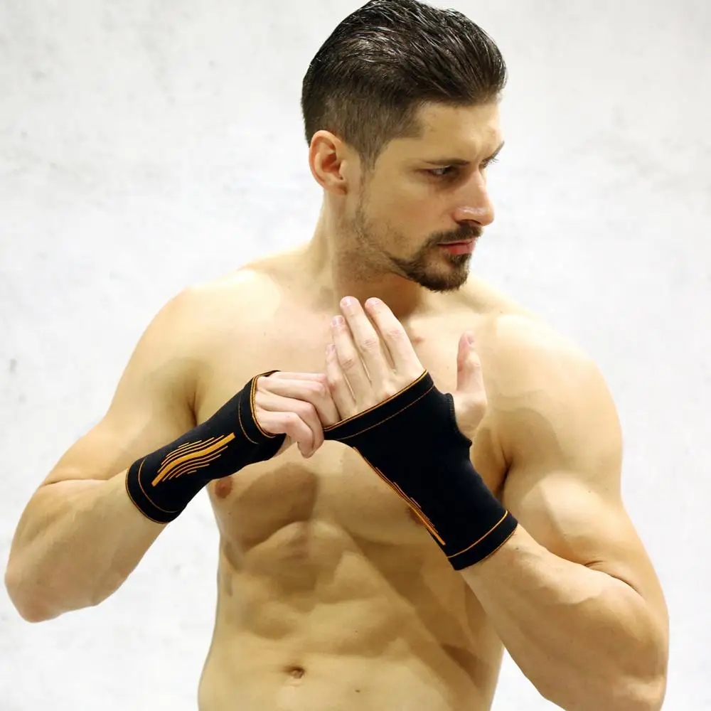 1 шт. нейлоновая опора для запястья ладони теплая дышащая ладоней эластичная