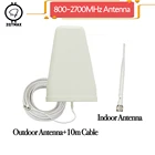 ZQTMAX 9dBi логарифмическая антенна для gsm dcs wcdma umts 3g ретранслятор 900 1800 2100 850 МГц Усилитель мобильного сигнала
