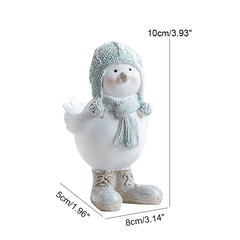 Скандинавская птица из смолы поделки модели фигурки Креативные Куклы миниатюры