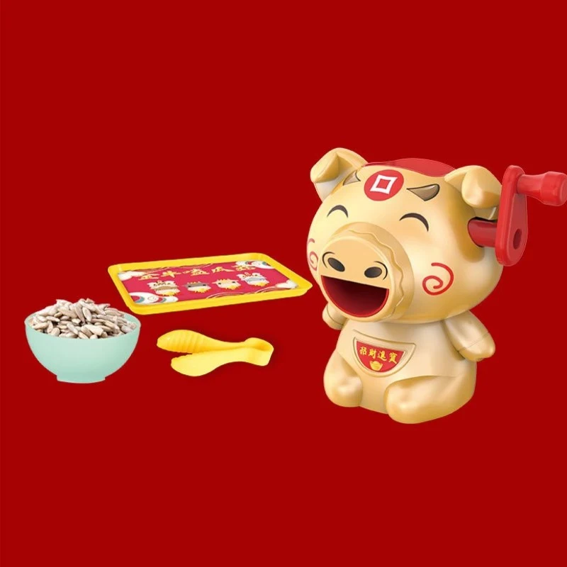 

New Year Gift Cute Taurus Automatic Machine Lazy People Melon Seed Shelling Machine Hand Peeling Melon Seed Sunflower Seed Tools