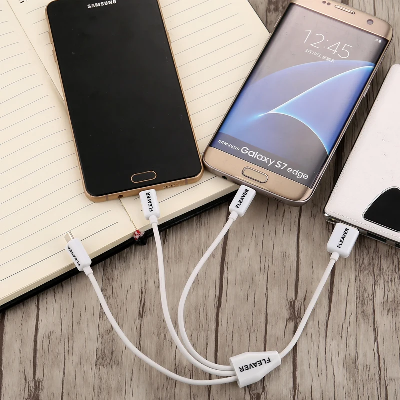 Кабель Micro USB 3 в 1 25 см фута устройства USB|Кабели питания| |