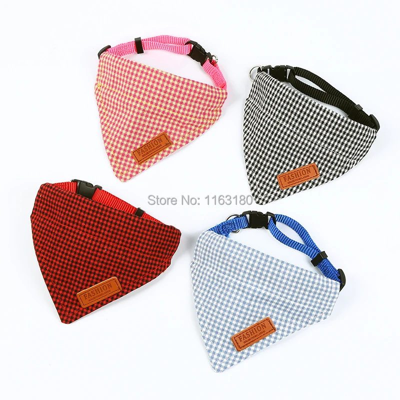 600 шт./лот шейный платок для собаки бандана с воротником Регулируемый шарф