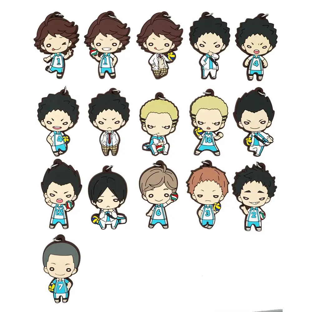 Haikyuu! Аниме ремень Aoba Johsai старшая школа Oikawa Tooru Iwaizumi Hajime Kentarou Yuutaro Akira Beaneye резиновый