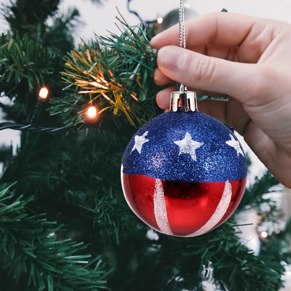 

9Pcs Independence Day Pendants Party Decorative Balls Party Decors