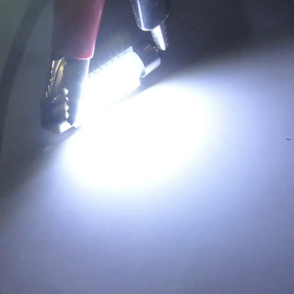 

1/2x 36mm SMD 3014 27smd Festoon LED Bulb White Dome Festoon Car Light CANBUS Error Free LED Lamp auto Bulb interior light 12V