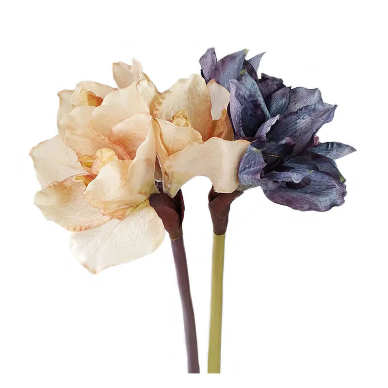 DIY проектов искусственный цветок Amaryllis Clivia украшение для гостиной цветы цветная