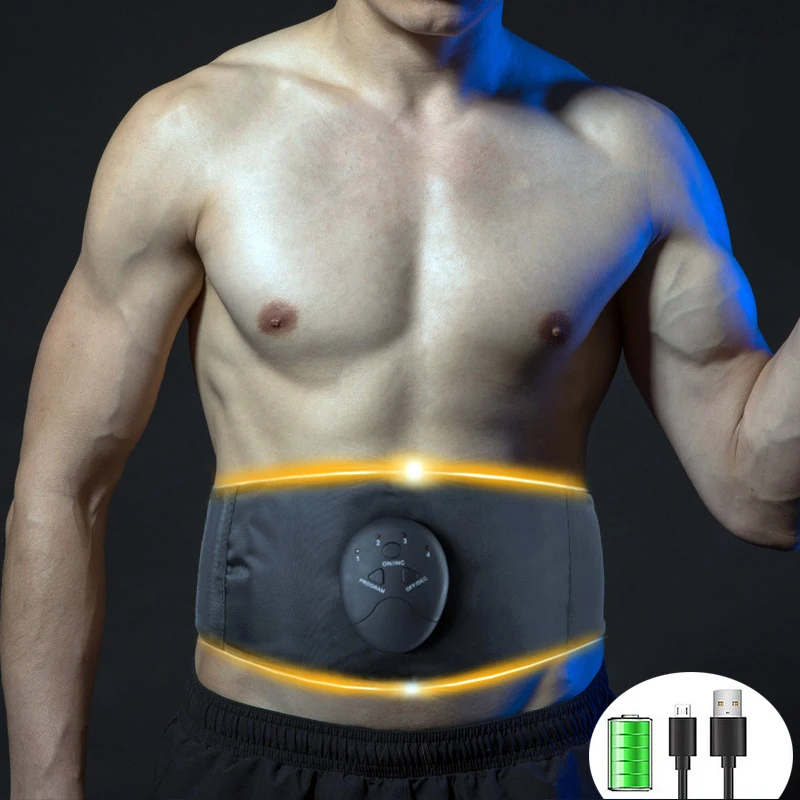 

Vibration Muscle Abdominal Trainer Body Slimming Belt EMS Massager Abdominal Stimulator Waist Support Fat Burning Weight Loss