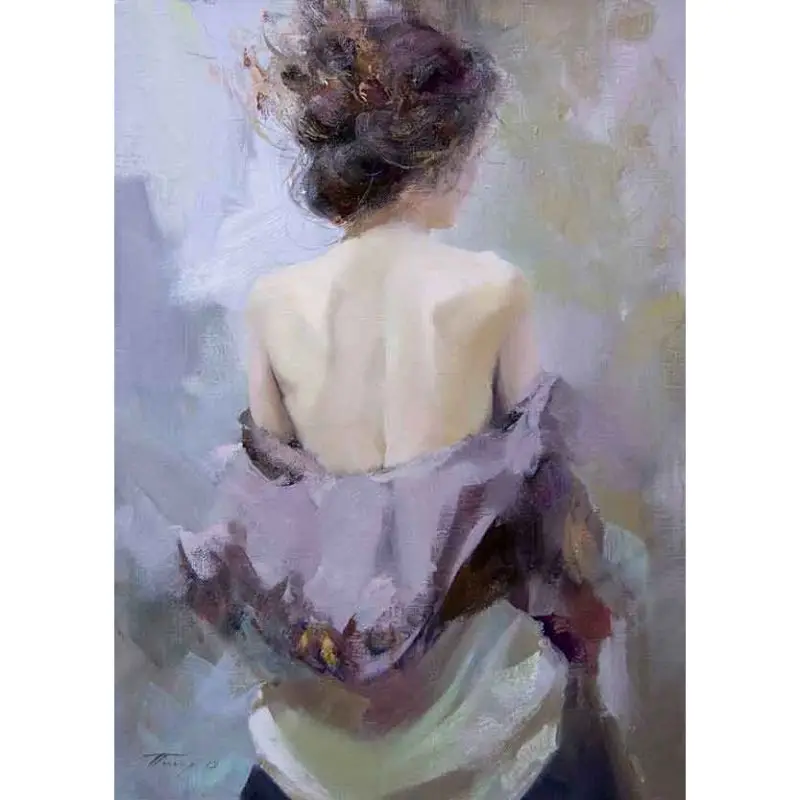 

Nude Oil Painting Reproduction Canvas Print 50x70 cm