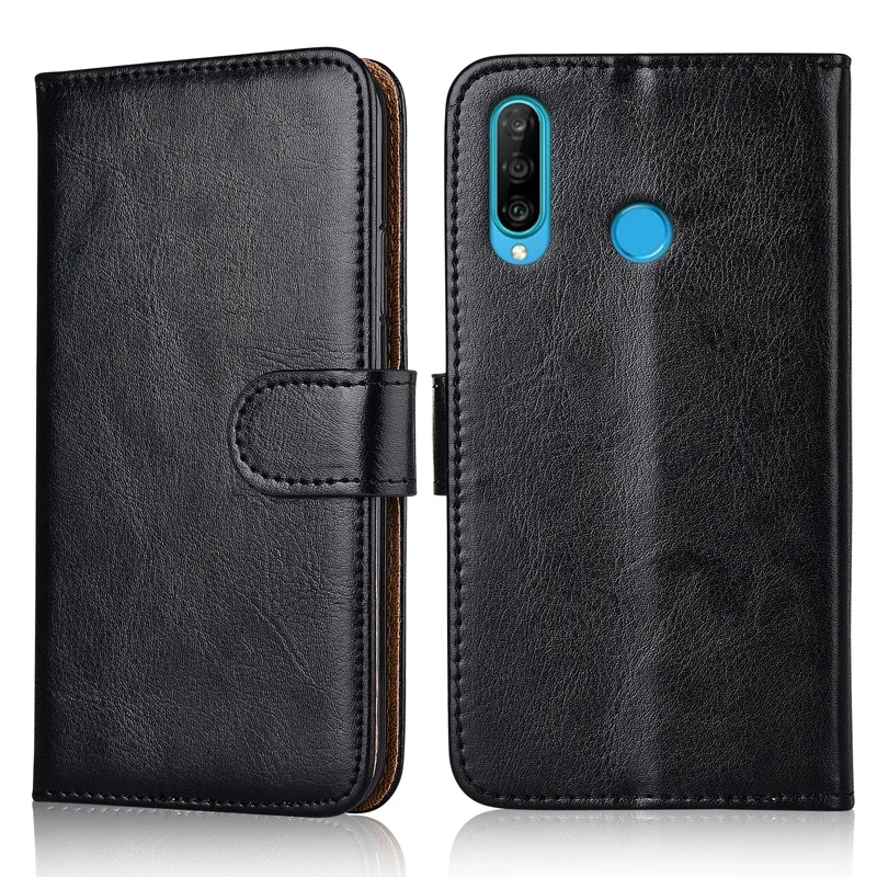 Для Huawei P30 Lite (MAR-LX1A) крышка Бумажник Флип облегающий чехол для Para в браслете Coque |