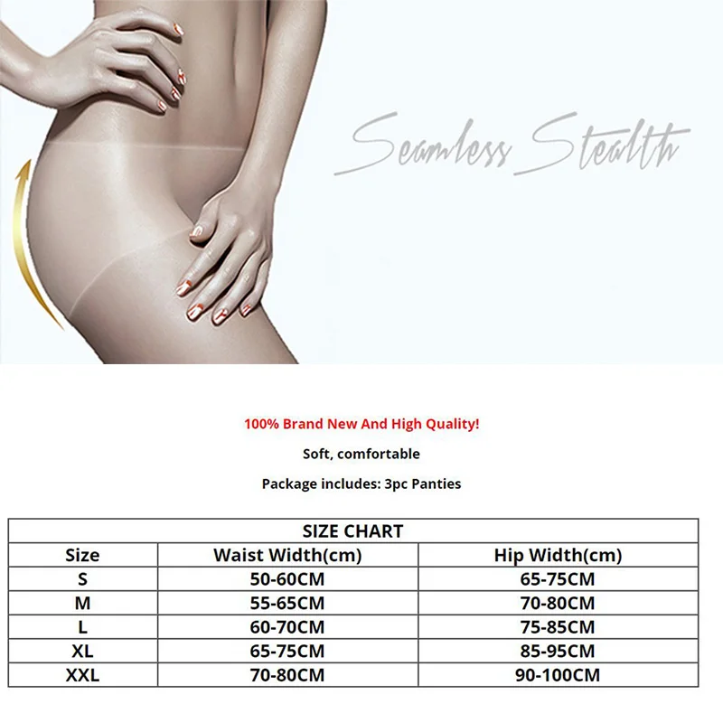 

Poblador6Pcs/lotSexy Women's Sport Panties Underwear Seamless Solid Underwear Low Waist Female Soft Comfort Lady Lingerie Briefs