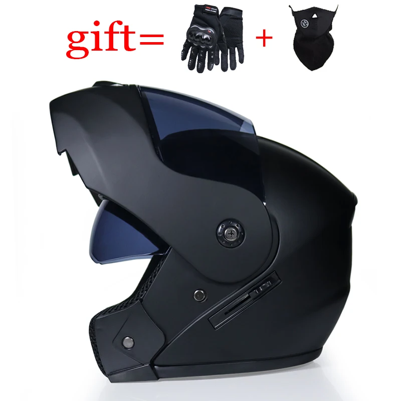 Модный мотоциклетный шлем с двойным козырьком сертификацией в горошек подходит