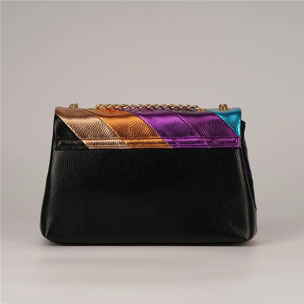 Лидер продаж летняя Яркая блестящая сумка через плечо из искусственной кожи с