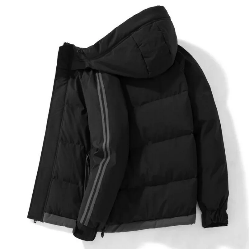 Men Warm Thick Windproof Jacket Men Multi-Pocket Hooded Coat Men's Fashion Waterproof Outwear Brand Winter Parkas M-4XL