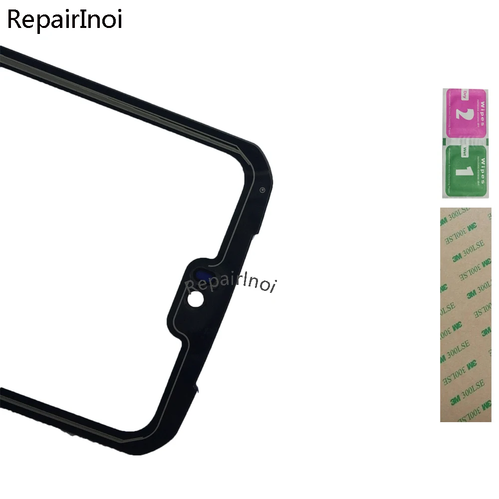 10pcs 5 9 mobile phone touch screen for doogee s68 s68 pro touch panel sensor glass lens repair parts 3m glue free global shipping