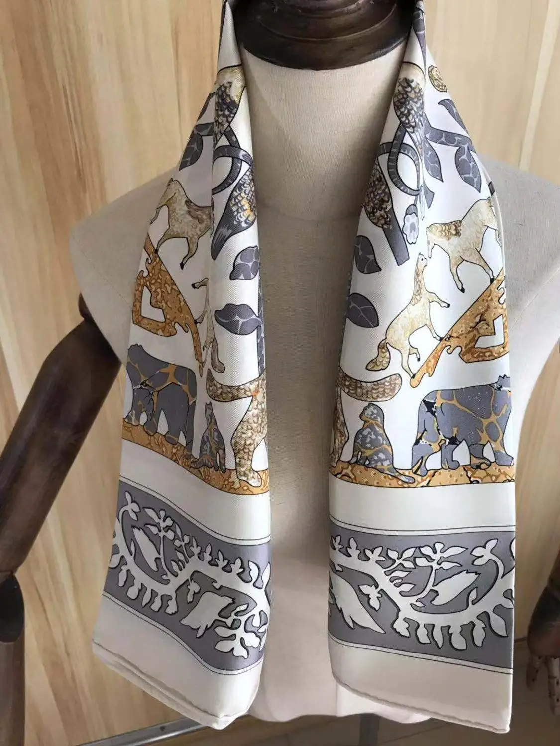 Женский шарф квадратный из 100% шелка ручная работа высокое качество 90*90 см| |