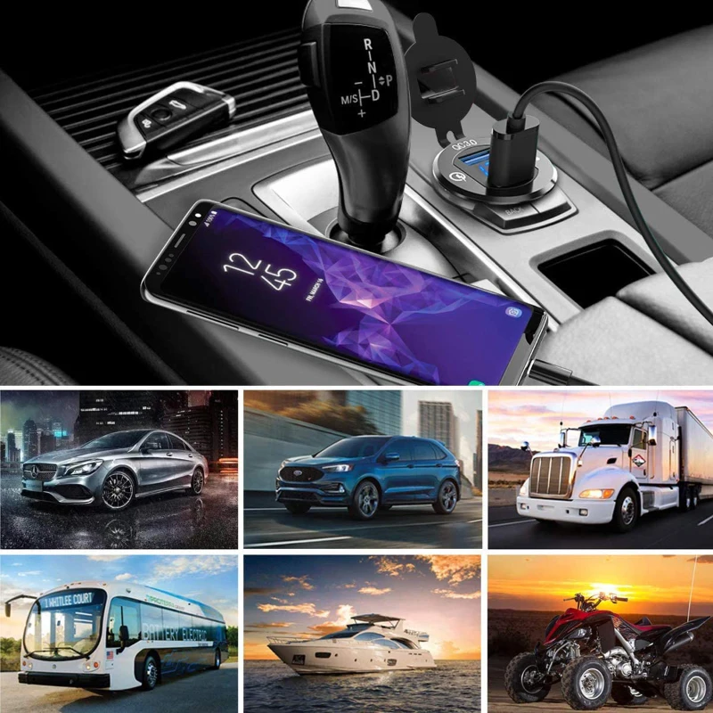 Двойной USB разъем для зарядного устройства адаптер питания с быстрой зарядкой 3 0