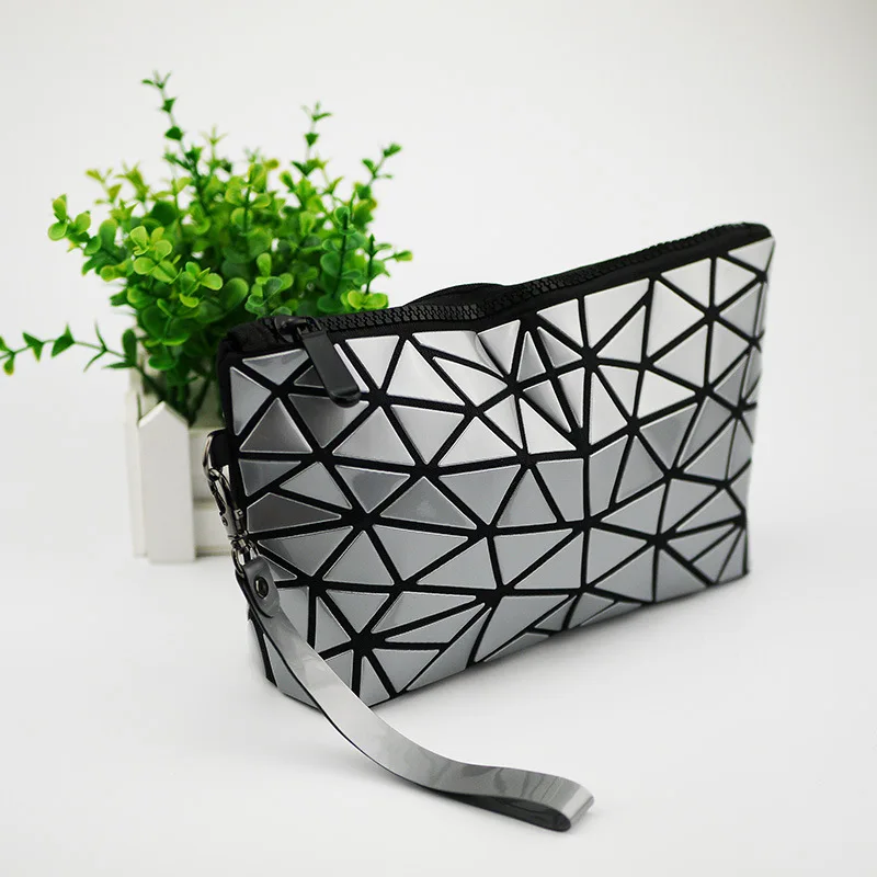 

new fashion women make up bag geometric casual cosmetic bag cases travel organizer makeup case toiletry kit beauty bags